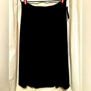 NWT Jones New York Darted Pencil Skirt  Womens Sz Large Basic Black